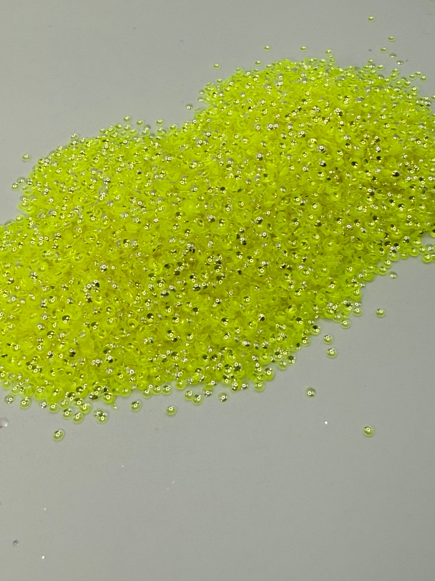 #74 Lemon Drop 3-D pearl glitter