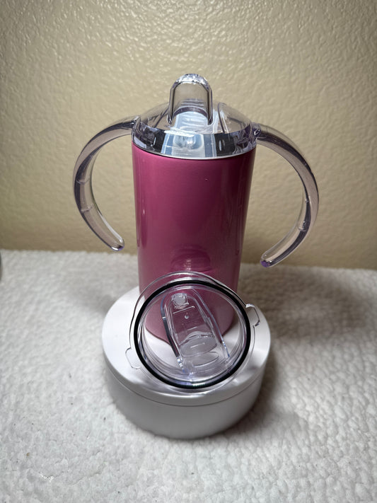 16oz Sippy Cup- Pink