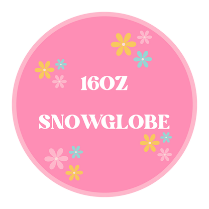 16oz Glass Snowglobe