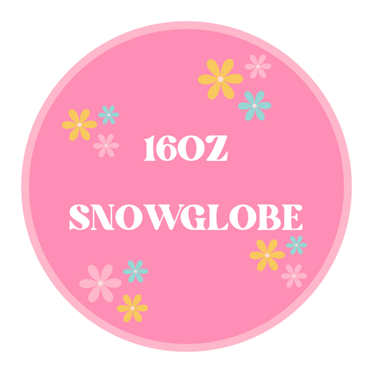 16oz Glass Snowglobe